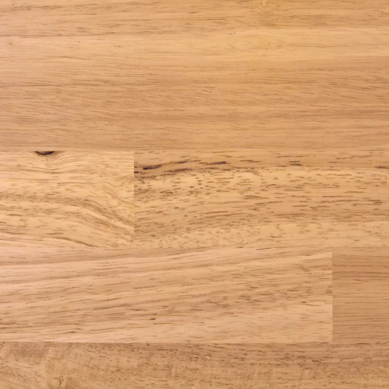 Mobiler Küchenblock mit Platte aus Naturholz in weißer Ausführung - 18d x 31w x 35h